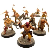 AoS Khorne Bloodbound Bloodreavers 10x Hand Painted Miniature Plastic - £115.90 GBP