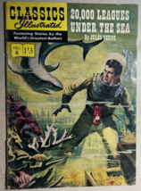 Classics Illustrated #2 20,000 Leagues Under Sea (Hrn 129) Uk Comics Edition Vg - £19.46 GBP