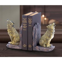 Howling Wolf Bookends - $39.00