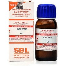 SBL Bufo Rana LM 0/1 (20g) HOMEOPATHIC REMEDY + FREE SHIPPING - £10.49 GBP