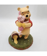 DISNEY POOH &amp; FRIENDS Piglet A Good Friend Sticks to You Like Honey Hug ... - £31.41 GBP