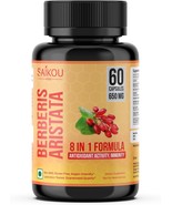 8 In 1 Antioxidant, Immunity &amp; Detox Blend - Berberine HCL 1300mg - 60 C... - $20.50 CAD