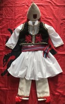 New Albanian Traditional Popular South Area Folk Costume Suit Boys MEN-2-4 Years - £73.57 GBP