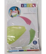 Intex Ocean Inflatable Beach Ball 20&quot; NEW Sealed In Package - $131.04 MXN