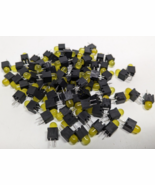 Lot of 80 NEW MV63539.MP5  PCB Mount Indicator LED Yellow Diffused T-1 3... - $39.59