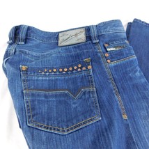 Diesel Industries Men Blue Denim Jeans Timmen Button Fly Studs 008RS W 3... - $59.99