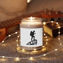 Scented Candle Jar, 9oz Natural Soy Wax Blend, Customizable Label, Perfect for A - £21.74 GBP