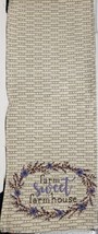 Long Tapestry Table Runner, 13&quot; X 72&quot;, Farm Sweet Farmhouse - £15.65 GBP