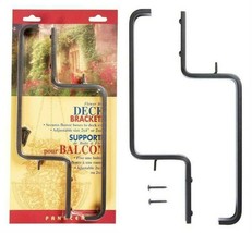 Deck Mount Bracket 3-3/16&#39;&#39; H Adjustable Aluminum, Black - Panacea #89057 - $222.93 MXN