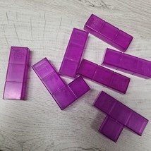 Jenga Special Tetris Edition with Translucent Purple Replacement Parts B... - $4.03