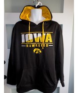 Colosseum Iowa Hawkeyes Black Hoodie Sweatshirt Size XL Men&#39;s READ BELOW - $16.02