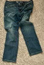 MOSSIMO Women Size 8/29 S Jeans Super Stretch Denim Straight Leg Mid-Rise - £11.50 GBP