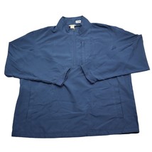 Duluth Sweatshirt Men XL Blue 1/4 Zip Pullover Trading Dress Work Coat Sweater - £17.94 GBP