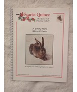 SCARLET QUINCE Counted Cross Stitch Chart Spiral Booklet A Young Hare 2005 - $14.24