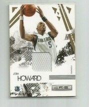 Josh Howard (Dallas Mavericks) 2009-10 Panini R&amp;S Gold Relic Card #18 &amp; #171/250 - £7.46 GBP