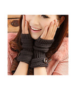 Ladies Fingerless Gloves Open fingers Knitted Gloves Fashion gloves - Ch... - £9.64 GBP