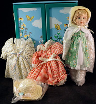 Heritage Signature Collection Irene Porcelain Doll #12316 Closet &amp; Access. COA - £79.75 GBP