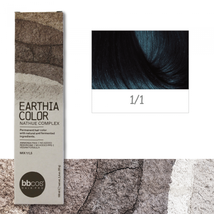 EARTHIA COLOR Permanent Clean Vegan Hair Color by BBCOS   (1/1- blue black)