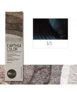 EARTHIA COLOR Permanent Clean Vegan Hair Color by BBCOS   (1/1- blue black) - $35.31 CAD