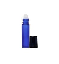 Perfume Studio Roller Bottles For Essential Oils (5, Frosted Cobalt Plastic Ball - £7.18 GBP