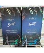 Secret with Essential Oils Lavender + Eucalyptus Antiperspirant Lot of 2... - $47.52