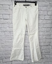 Mudd Yo! Jeans Low Rise Flare Legs Y2K White Juniors Size 9 - £27.59 GBP