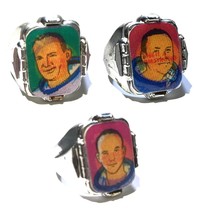 Neil Armstrong / Buzz Aldrin / Michael Collins Flicker Rings (Circa 1970&#39;s) - £169.94 GBP