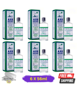 6 X Axe Brand Universal Medicated Oil 56ml Fast Relief for Pain &amp; Cold - $116.42 CAD