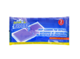 1x Scrub Buddies Deep Cl EAN Ing Pad Refills, Swiffer, Wetjet Sweeper 3-Conunt - £7.39 GBP