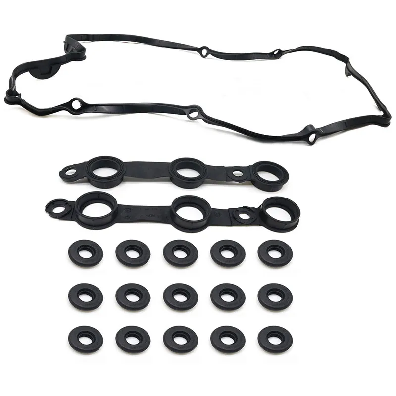 Valve Cover Gasket Kit 11120030496 for BMW E39 E46 E60 X3 525i 530i L6 2.5L 3.0L - £24.80 GBP