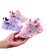 Kuromi Design Kids Trainers LED Lights Toddler Sport Shoes Baby Girls Sn... - $25.50