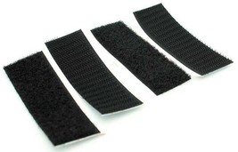 VELCRO Heavy Duty Fastener STRIPS Adhesive 2 Set BLACK Hook &amp; Loop 3.5&quot;x... - $16.22