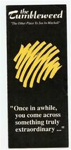 The Tumbleweed Brochure The Other Place to See in Mitchell South Dakota - $11.88