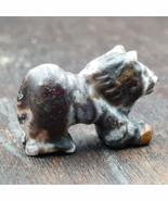 Ancienne figurine animalière du Moyen-Orient perles d'amulette en jaspe