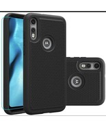 Moto e (2020) Case, Motorola E (2020) Case with HD Screen Protector, Bla... - £7.36 GBP