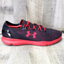 Under Armour Speedform Apollo Vent Running Shoes Men&#39;s 13 Black Red Ligh... - $548.07 MXN