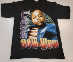 Vintage 2000s Black Lil Bow Wow Kids Shirt Youth Large Double Sided Rap ... - $23.15