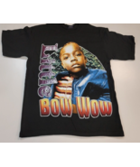 Vintage 2000s Black Lil Bow Wow Kids Shirt Youth Large Double Sided Rap ... - £18.21 GBP