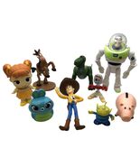 Disney Pixar Toy Story Mini Figures Lot Of 9- Woody, Jessie, T-Rex, Forky - $19.95