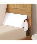Vekkia King Size Bed Wedge Pillow Mattress for Headboard Gap Filler White - $37.61