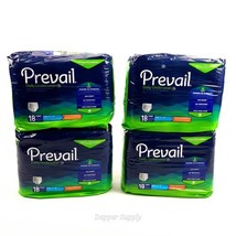 (Lot of 4) Prevail Daily Disposable Underwear 18ct Large 44-58&quot; Extra Ab... - $51.63
