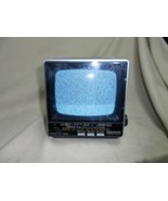 VINTAGE 1985 PANASONIC TRG-513T AC/DC 4 WAY PORTABLE TV RADIO B&amp;W TELEVI... - $41.14 CAD