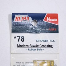 NIB BLMA Models N Scale #78 Modern Grade Crossing Rubber Style Expander ... - £7.50 GBP