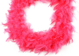 Flamingo Pink 70 gm 72 in 6 Ft  Chandelle Feather Boa - £6.76 GBP