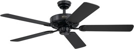 Black 52-Inch Contractor&#39;S Choice Ceiling Fan, Westinghouse Lighting 7303800. - £91.78 GBP
