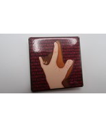 Vintage Stop Racism Pin Holding Hands 4cm BB10 - €20,63 EUR
