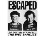 1990 Home Alone Wet Bandits Wanted Poster Prop/Replica Harry Marvin  - £2.39 GBP