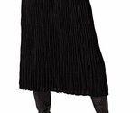 Bella Dahl Variegated Pleat Midi Skirt Black - $68.00