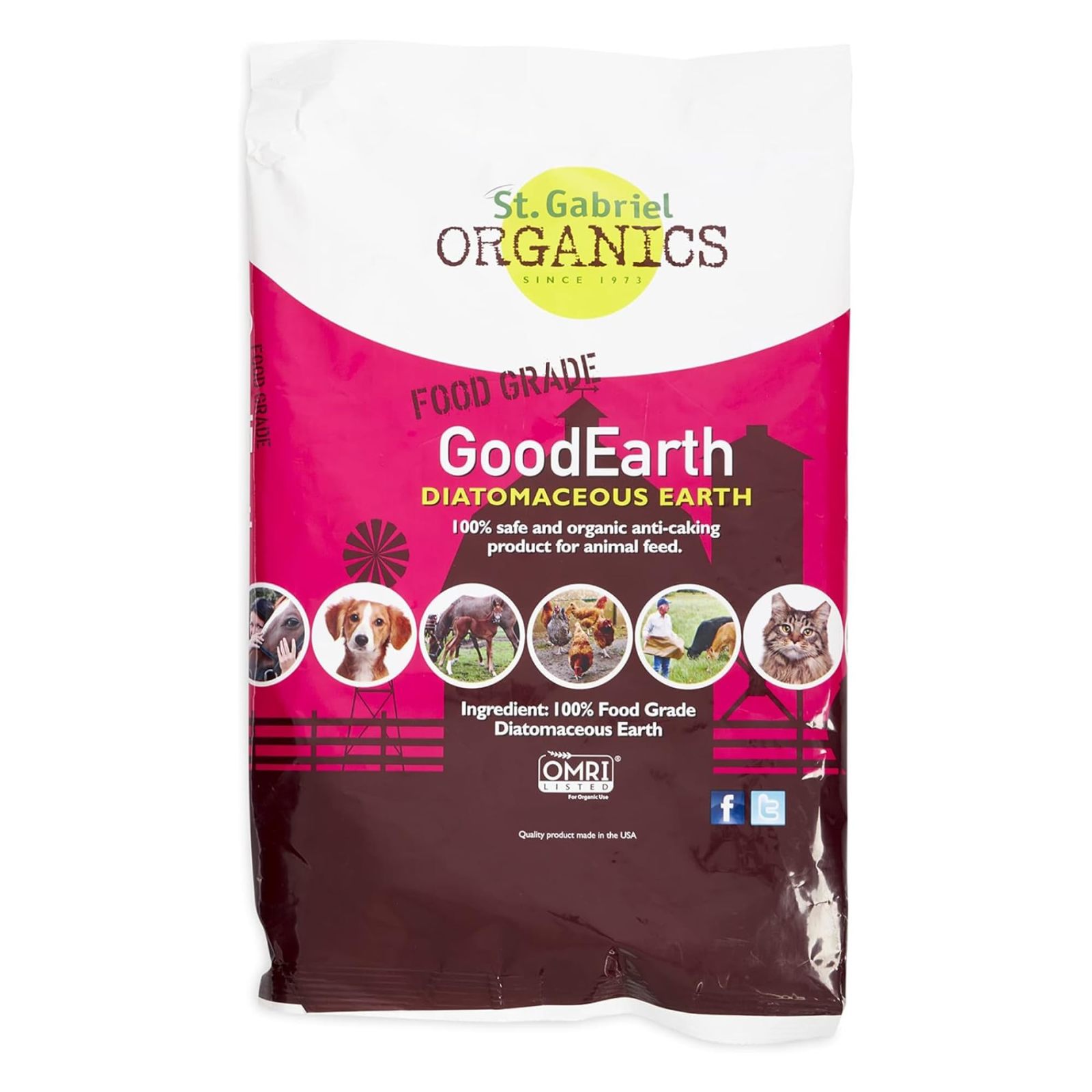 St. Gabriel Organics 50102-0 GoodEarth Food Grade Diatomaceous Earth, 4l... - $27.62