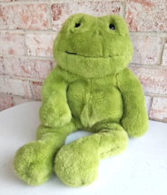 Lou Rankin Happy Herbert Frog Applause 16&quot; Plush Stuffed Animal #24052 Green - £11.45 GBP